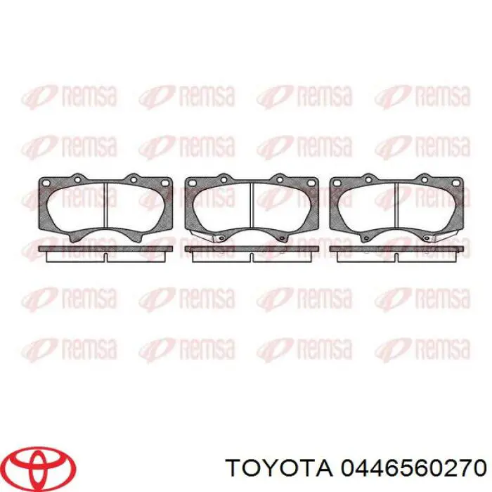 Comprar 0446560270 Toyota Pastillas delanteras de freno