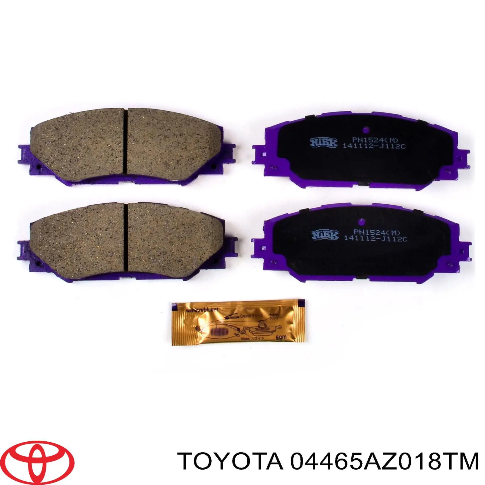 Pastillas freno delanteras Toyota 04465AZ018TM precio, desde 25,76 EUR
