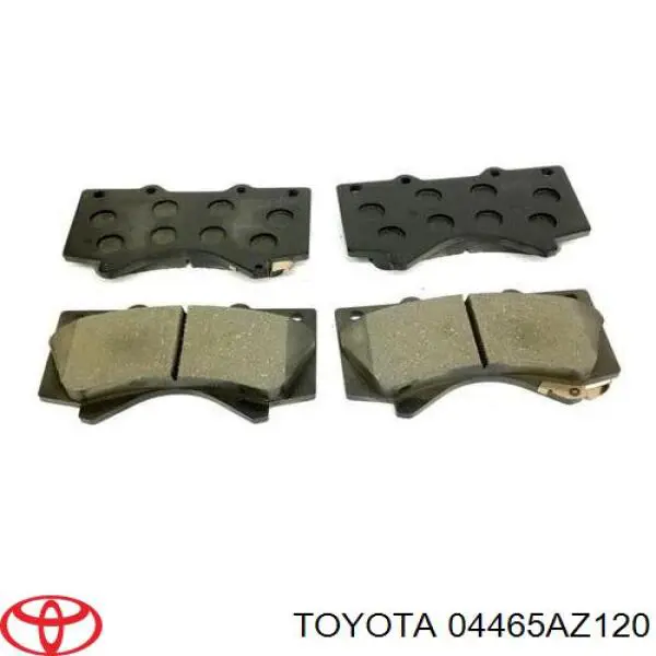 04465AZ120 Toyota pastillas de freno delanteras