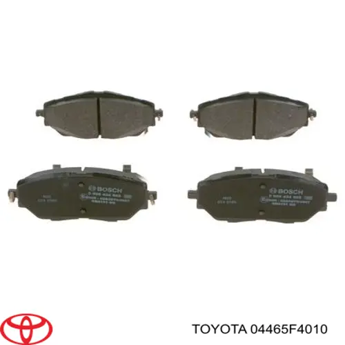 Pastillas freno delanteras Toyota 04465F4010 precio, desde 25,94 EUR
