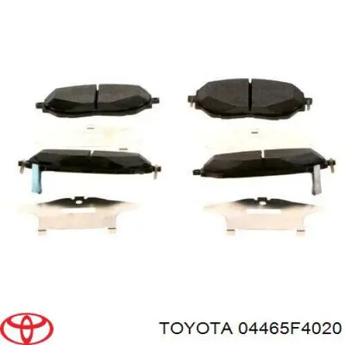 Comprar 04465F4020 Toyota Pastillas delanteras de freno