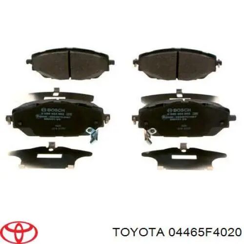 Pastillas freno delanteras Toyota 04465F4020 precio, desde 25,94 EUR