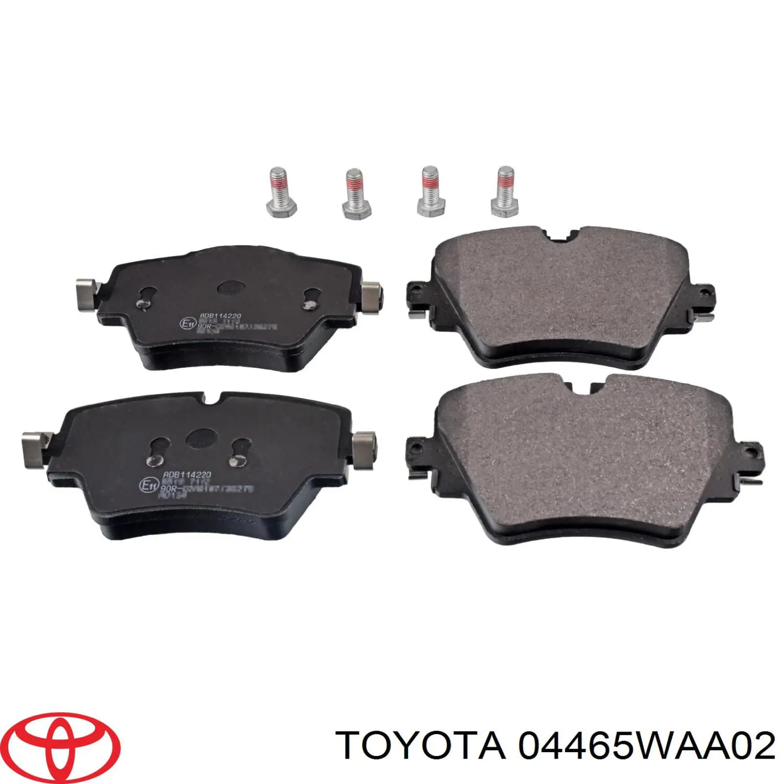 04465WAA02 Toyota pastillas de freno delanteras