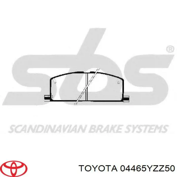 Pastillas freno delanteras Toyota 04465YZZ50 precio, desde 17,95 EUR