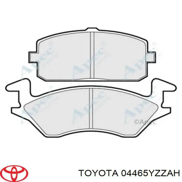 Comprar 04465YZZAH Toyota Pastillas delanteras de freno