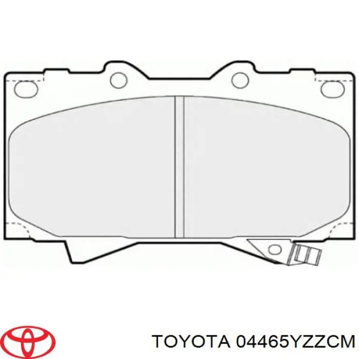 Comprar 04465YZZCM Toyota Pastillas delanteras de freno
