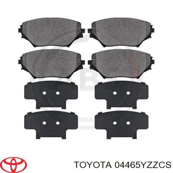 Pastillas de freno delanteras Toyota RAV4 2 XA2