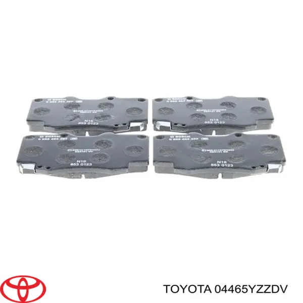 Pastillas de freno delanteras TOYOTA 04465YZZDV