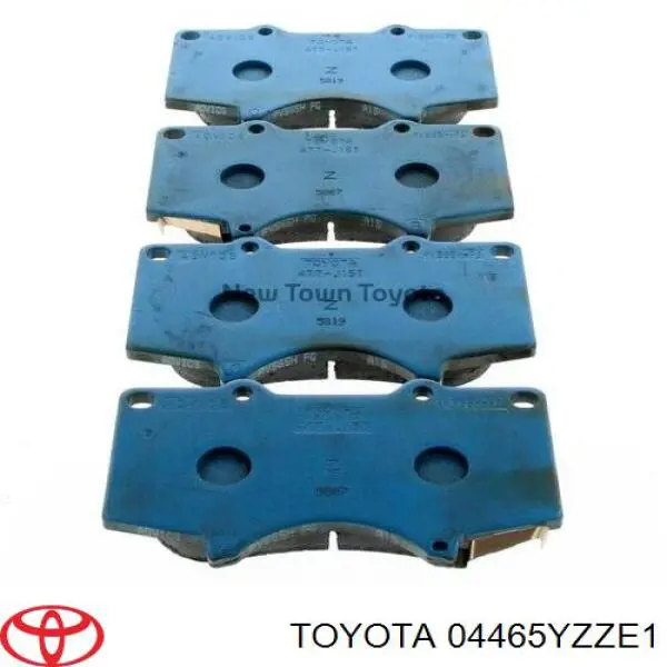 Comprar 04465YZZE1 Toyota Pastillas delanteras de freno