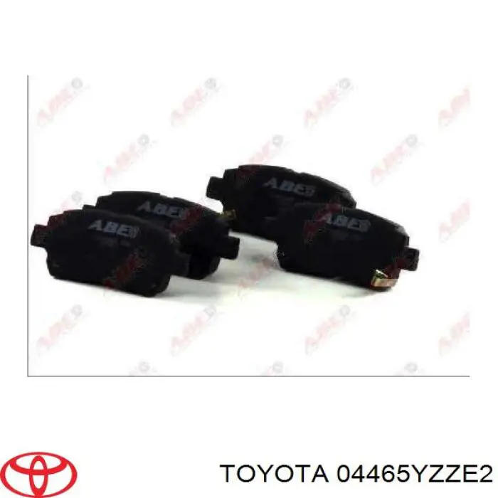 Pastillas freno delanteras Toyota 04465YZZE2 precio, desde 21,30 EUR