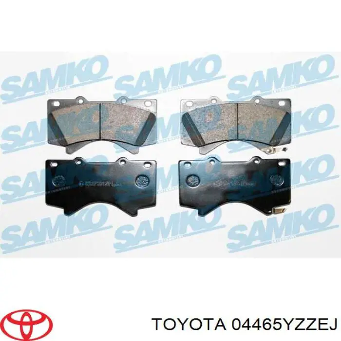 Pastillas freno delanteras Toyota 04465YZZEJ precio, desde 37,16 EUR