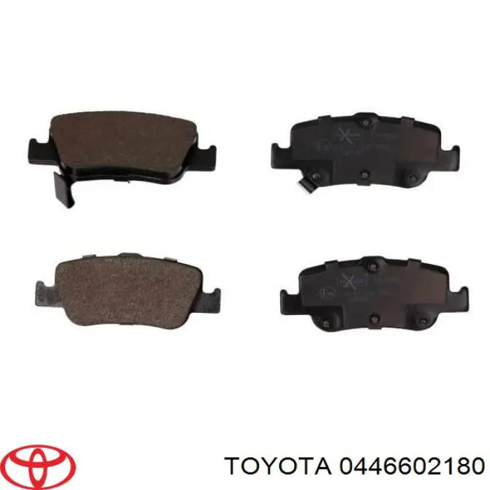Comprar 0446602180 Toyota Pastillas de freno traseras