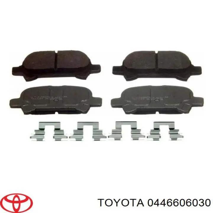 Pastillas de freno traseras 0446606030 Toyota
