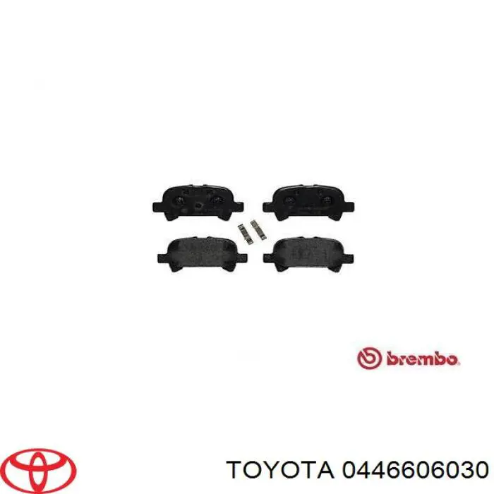 Comprar 0446606030 Toyota Pastillas de freno traseras