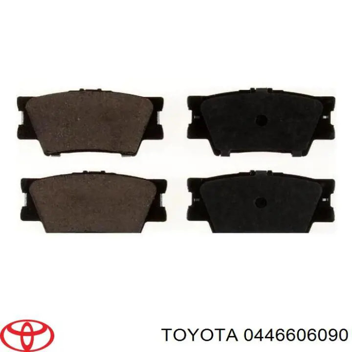 Pastillas de freno traseras 0446606090 Toyota