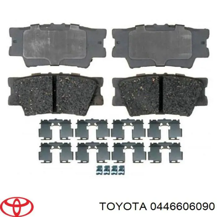 Comprar 0446606090 Toyota Pastillas de freno traseras