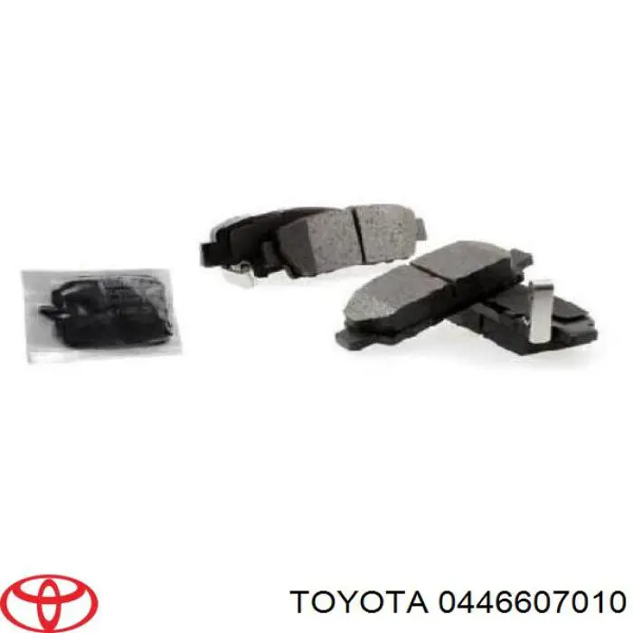 0446607010 Toyota pastillas de freno traseras