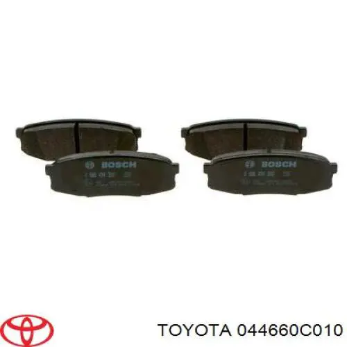 Comprar 044660C010 Toyota Pastillas de freno traseras