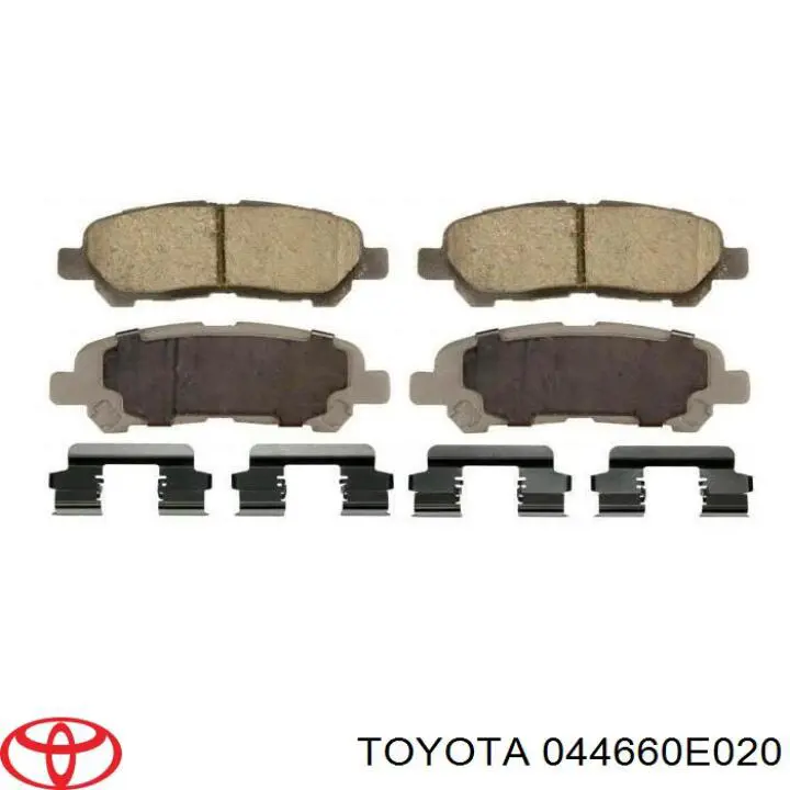 Comprar 044660E020 Toyota Pastillas de freno traseras