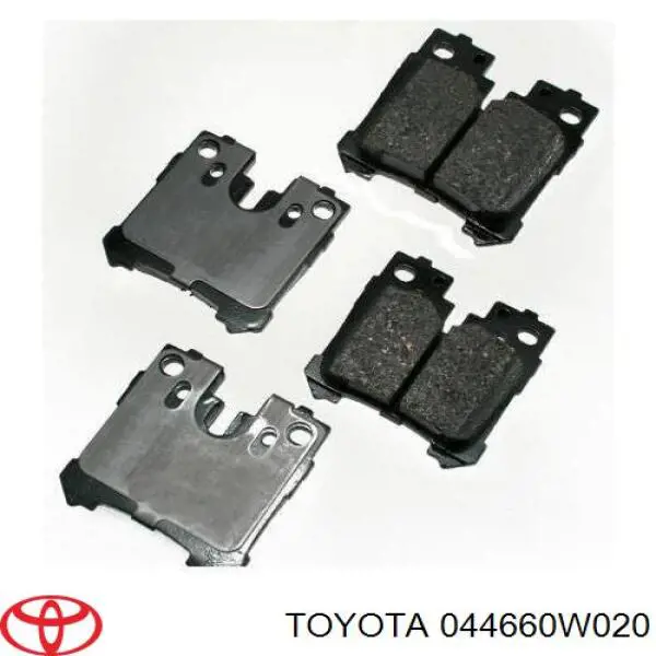 Comprar 044660W020 Toyota Pastillas de freno traseras