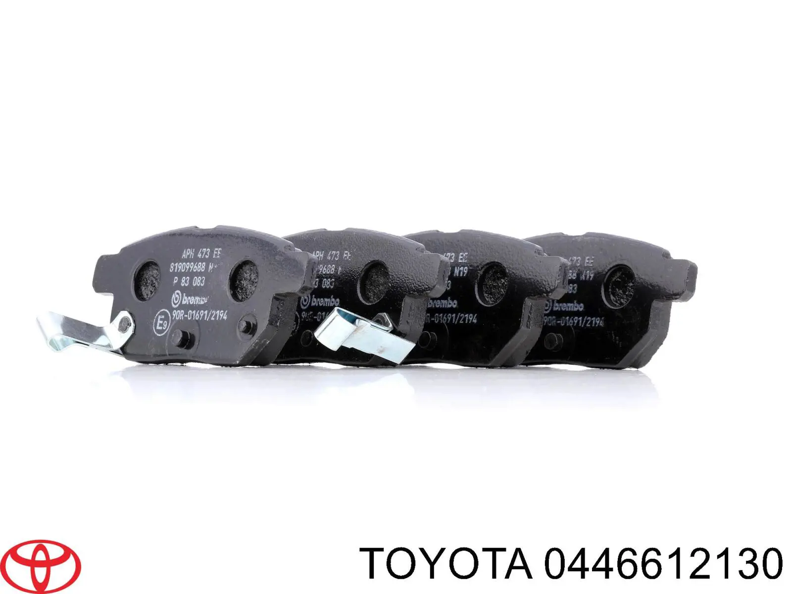 Comprar 0446612130 Toyota Pastillas de freno traseras