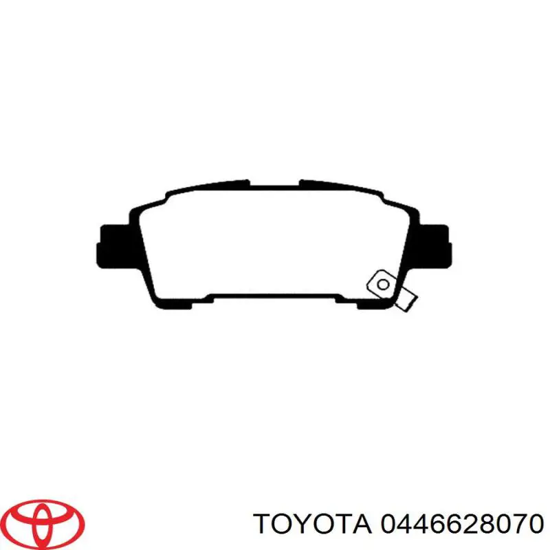 Pastillas traseras de freno Toyota 0446628070 precio, desde 18,81 EUR
