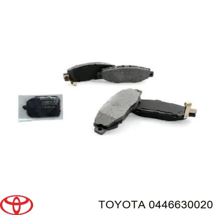 0446630020 Toyota pastillas de freno traseras