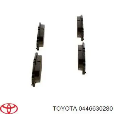 Comprar 0446630280 Toyota Pastillas de freno traseras