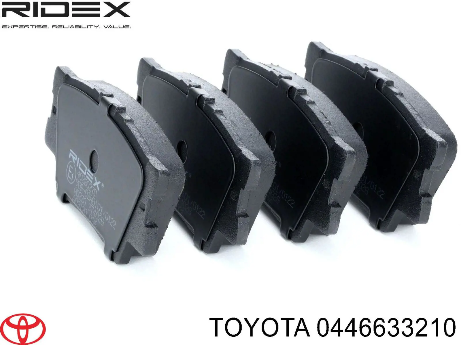 Pastillas de freno traseras 0446633210 Toyota