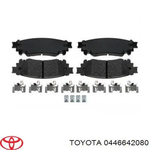 Comprar 0446642080 Toyota Pastillas de freno traseras
