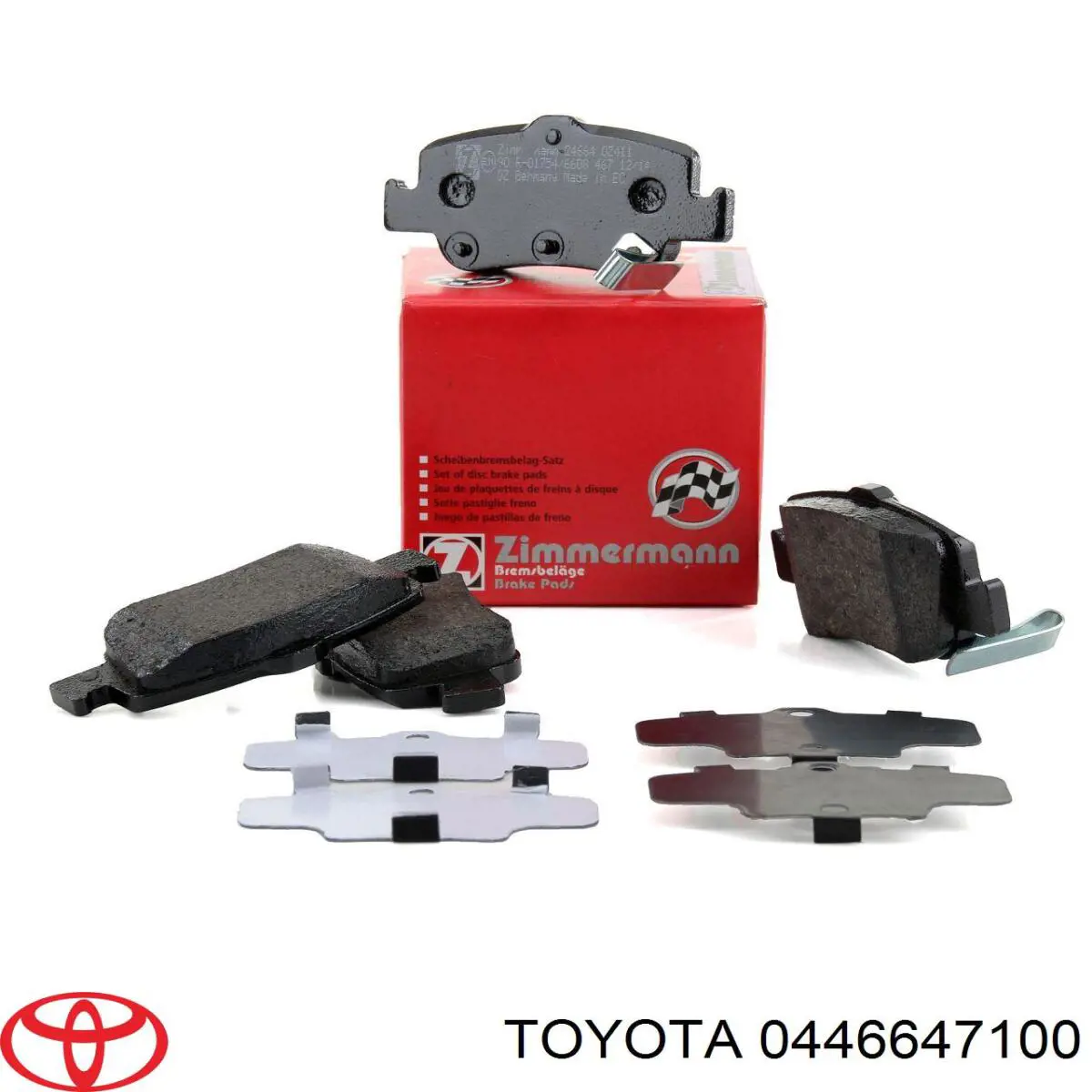 Comprar 0446647100 Toyota Pastillas de freno traseras