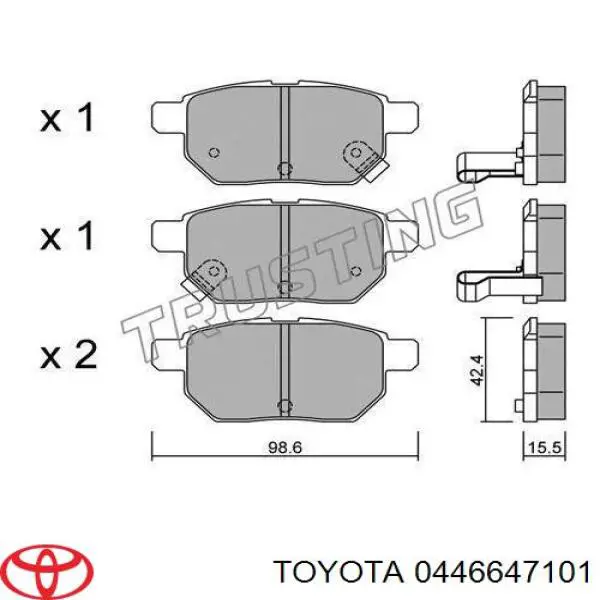 0446647101 Toyota