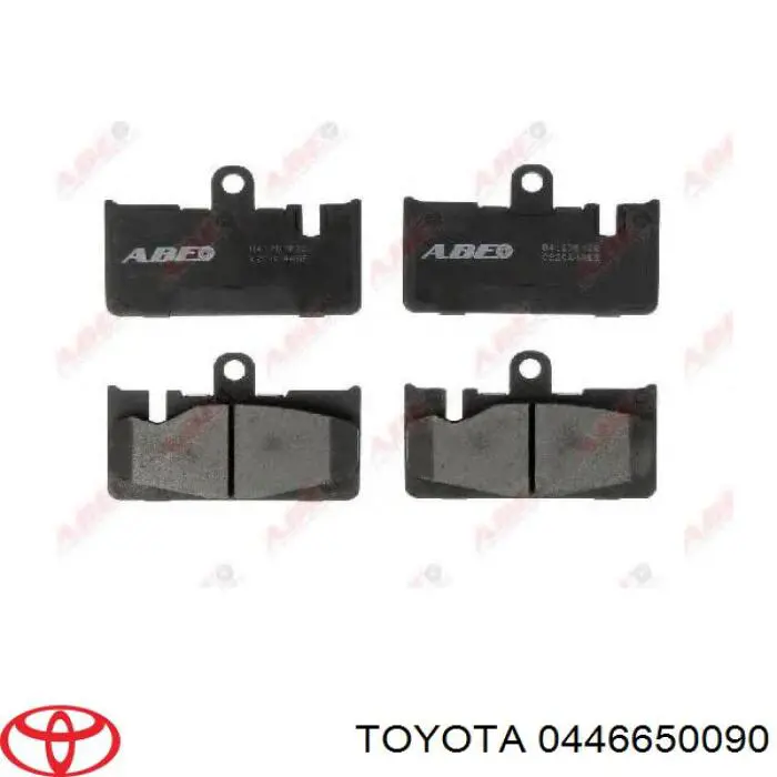 Comprar 0446650090 Toyota Pastillas de freno traseras