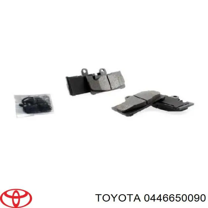 0446650090 Toyota pastillas de freno traseras