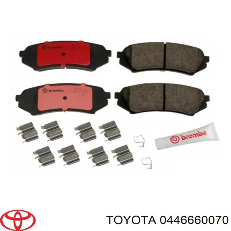Pastillas traseras de freno Toyota 0446660070 precio, desde 19,15 EUR