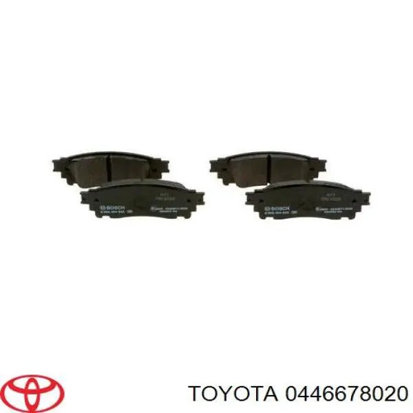Comprar 0446678020 Toyota Pastillas de freno traseras