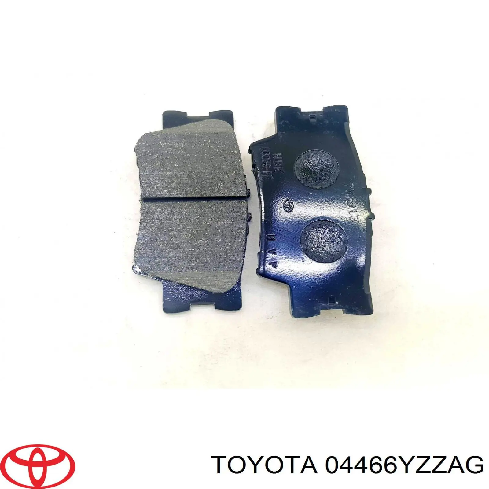 04466YZZAG Toyota pastillas de freno traseras