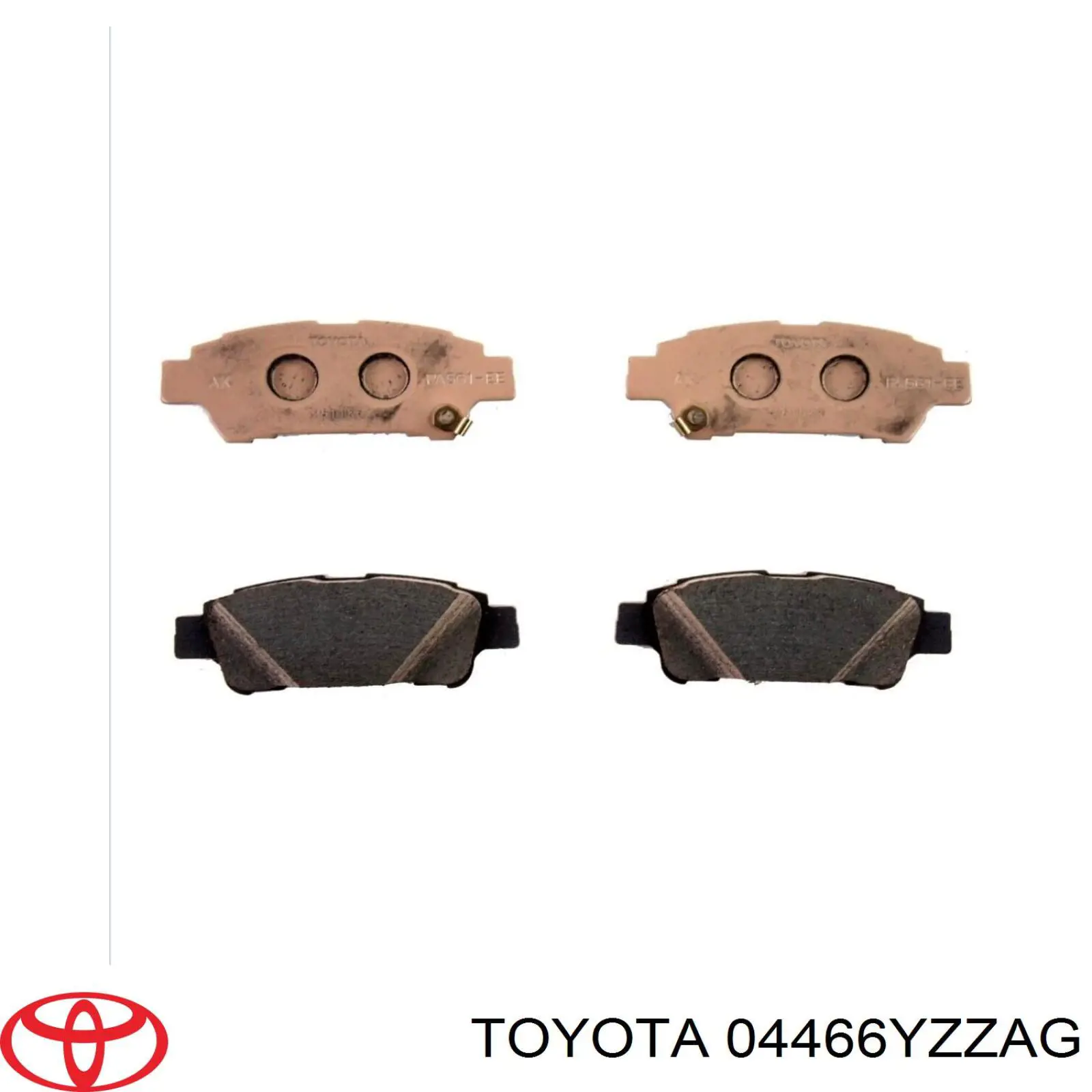 Pastillas traseras de freno Toyota 04466YZZAG precio, desde 24,20 EUR