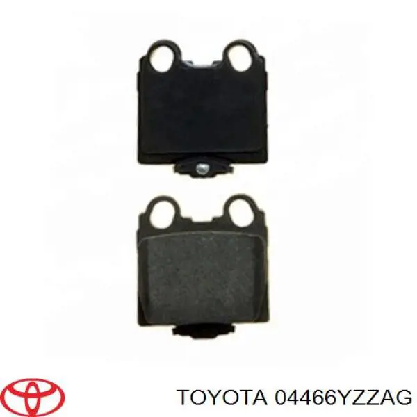 Comprar 04466YZZAG Toyota Pastillas de freno traseras