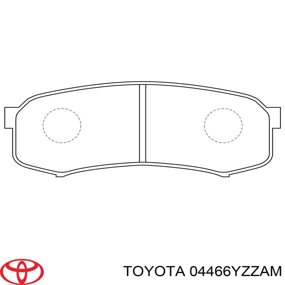 Pastillas traseras de freno Toyota 04466YZZAM precio, desde 17,53 EUR