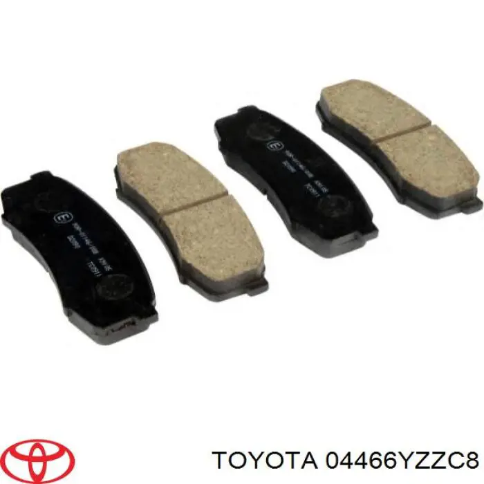Pastillas traseras de freno Toyota 04466YZZC8 precio, desde 17,53 EUR