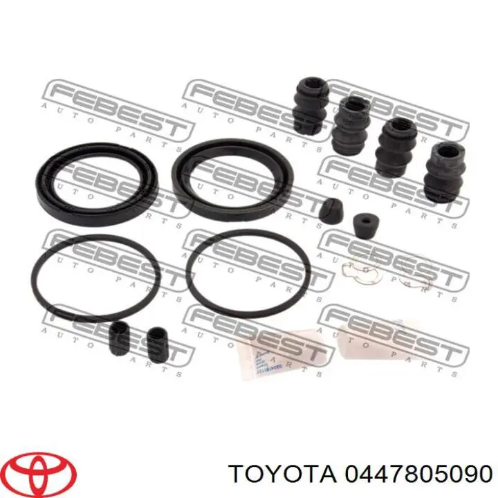 Kit de reparación, pinza de freno delantero Toyota 0447805090 precio, desde 9,70 EUR