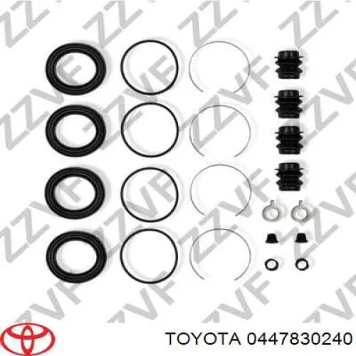 Comprar 0447830240 Toyota Kit de reparación de pinzas de freno