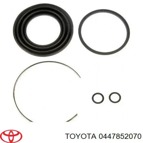 0447852070 Toyota juego de reparación, pinza de freno delantero