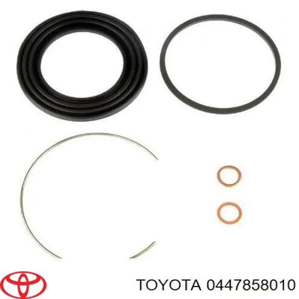 0447858010 Toyota juego de reparación, pinza de freno delantero