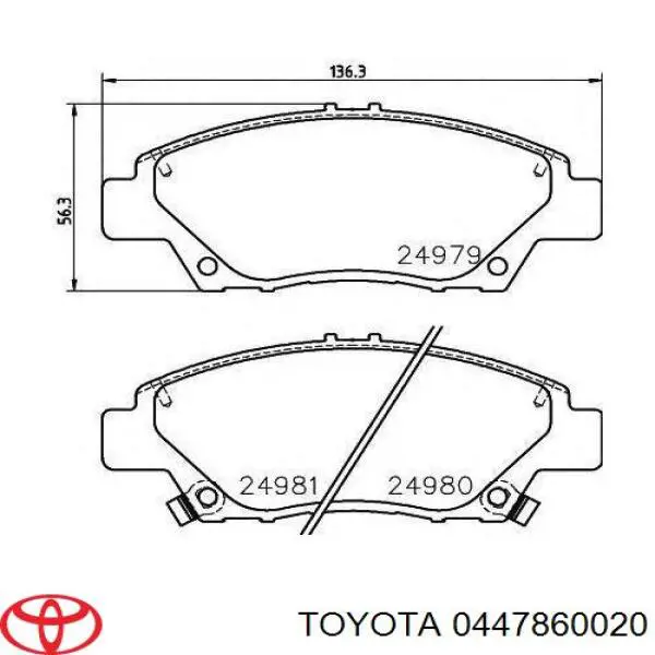 0447860020 Toyota