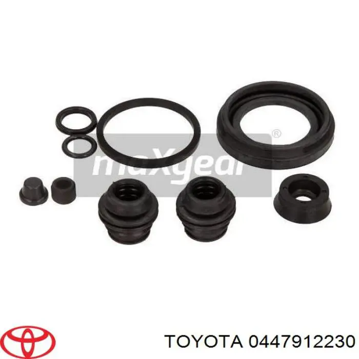 0447912230 Toyota Kit de reparación de frenos trasero