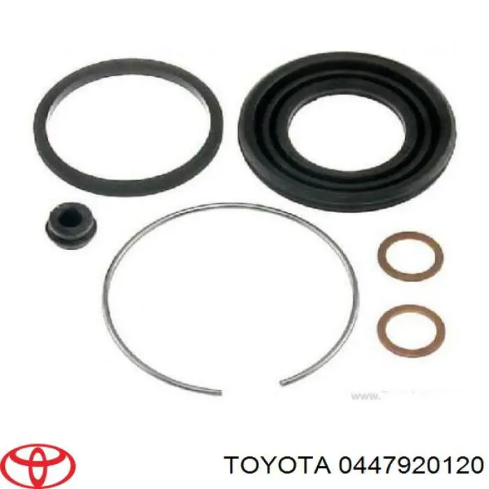  Kit de reparación de pinzas de freno trasero Toyota Camry 4
