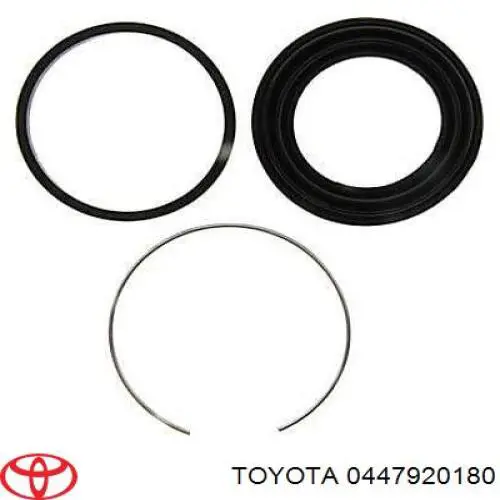 0447920180 Toyota juego de reparación, pinza de freno trasero