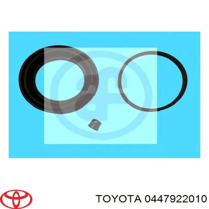 447922010 Toyota juego de reparación, pinza de freno delantero